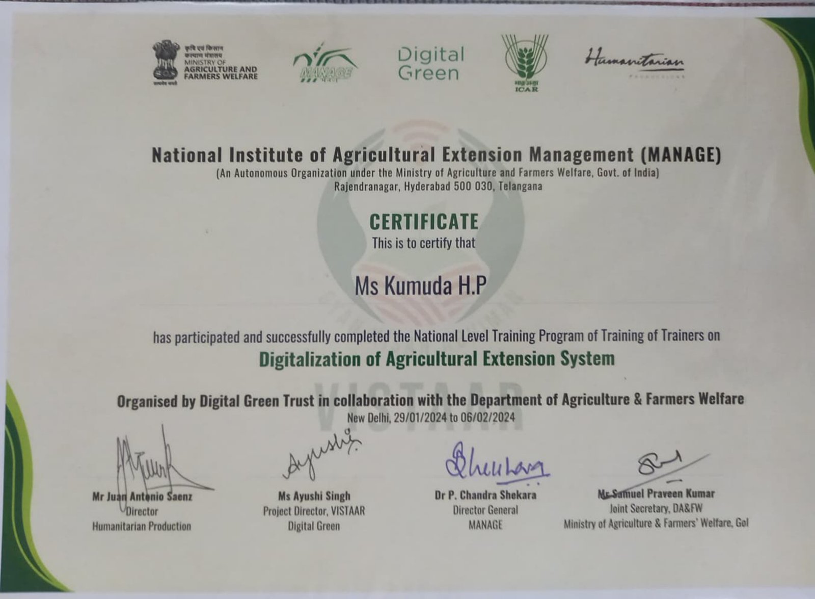 MSME Udyam Registration Certificate