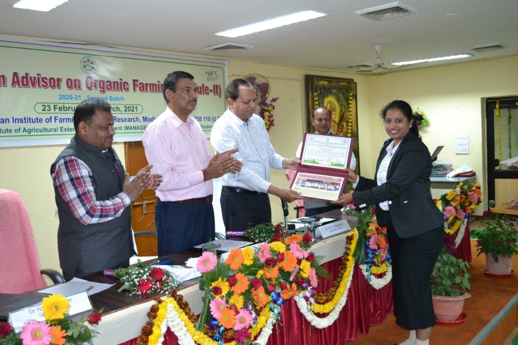 Certified Farm Advisor (Organic Farming) Conferment Ceremony